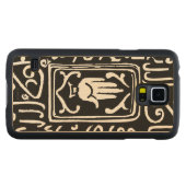 イスラム教の記号 CarvedメープルGalaxy S5スリムケース (正面(横))