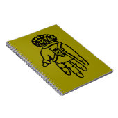 イスラム教の記号: Hamsa ノートブック (右側)