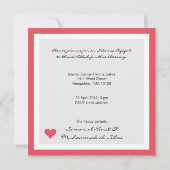 イスラム教の赤ちゃんのアクイーカ(Aqiqah)写真招待状 招待状 (裏面)