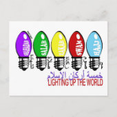 イスラム教の5つの柱 ポストカード (正面)