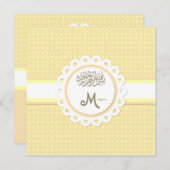 イスラム教のAqeeqahのイスラム教のbismillahのベビーの発表 招待状 (正面/裏面)