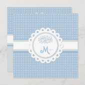 イスラム教のAqeeqahのイスラム教のbismillahのベビーの発表 招待状 (正面/裏面)