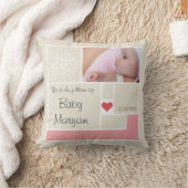 イスラム教のAqeeqahのベビーの名前のAqiqahのイスラム教のイスラム教 クッション (ブランケット)