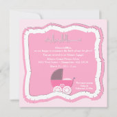 イスラム教のAqiqahのベビーの招待のbismillahのイスラム教 招待状 (裏面)