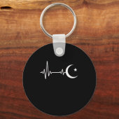 イスラム教ハートビートイスラム教アッラメッカハージ キーホルダー (正面)