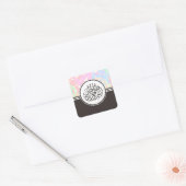 イスラム教バスマラ・ビスミッラのアラビア書 スクエアシール (封筒)