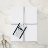 イスラム教モスク結婚シルエット ギフトタグ (より糸付き)