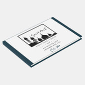 イスラム教モスク結婚シルエット ゲストブック (コーナー)