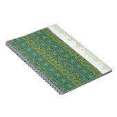 イスラム教幾何学本の表紙 ノートブック (右側)