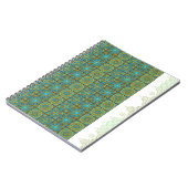 イスラム教幾何学本の表紙 ノートブック (左側)