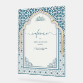 イスラム教式ウェディング　ウェルカム アクリルサイン (傾斜)