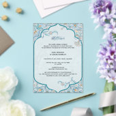 イスラム教式結婚式招待状 アクリル製 | セミトランスペアレント アクリル招待状 (インサイチュ (ウェディング))