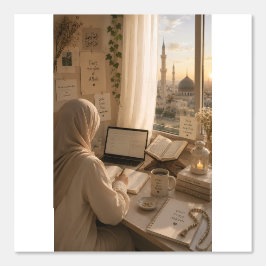 イスラム教徒の女子向けイスラム学習美学壁紙 壁紙