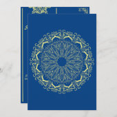 イスラム教徒の結婚式の日付を保存 セーブザデート (正面/裏面)