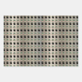 イスラム教礼拝ギフトラッピングセット 3 優雅なイード・アル＝フィトル ラマダーン ハッジ ラッピングペーパーシート (正面3)