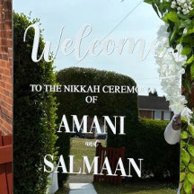 イスラム教結婚のニカのサイン