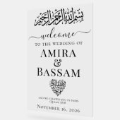 イスラム教結婚夫婦 アクリルサイン (傾斜)