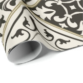 イスラム教、アラビア語、インディアンとのシームレスなパッチワークのタイル ラッピングペーパー (ロールコーナー)