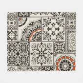 イスラム教、アラビア語、インディアン フリースブランケット (正面(横))