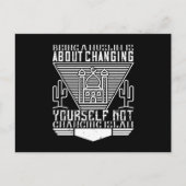 イスラム教 – イスラム教徒は自分自身を変えることを意味する ポストカード (正面)