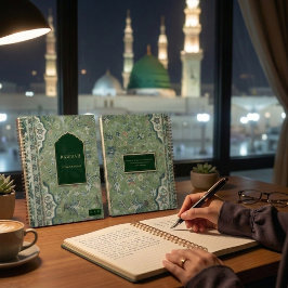 イスラム教 マディーナ ラウダ ガイド カーペット ノートブック