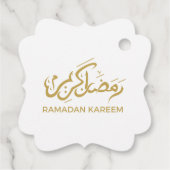 イスラム教 ラマダーン カリーム フェイバータグ (裏面)