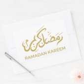 イスラム教 ラマダーン カリーム 長方形シール (封筒)
