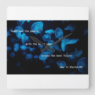 イスラム時計 スクエア壁時計