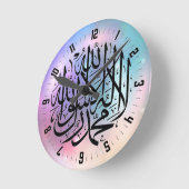 イスラム時計 ラウンド壁時計 (傾斜)