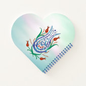 イスラム書道 ノートブック (裏面)