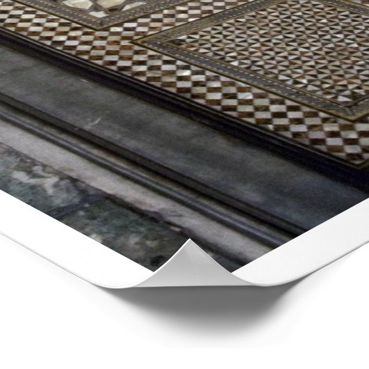 イスラム様式の扉 ポスター (角)