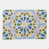 イスラム様式の背景 キッチンタオル (横)