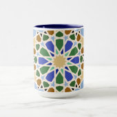 イスラム様式の背景 マグカップ (中央)