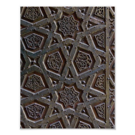 イスラム模様 フォトプリント            (正面)