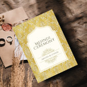 イスラム王室ゴールデンダマスクムスリンメヘンディセレモニー 招待状