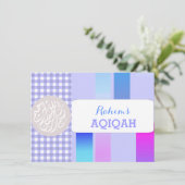 イスラム男の赤ちゃんブルーアキカイスラム教 招待状 (スタンド正面)