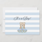 イスラム男の赤ちゃん誕生発表 案内状 (裏面)