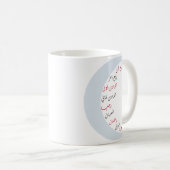 イスラム系アラビア語ヶ月 コーヒーマグカップ (正面右)