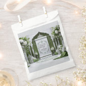 イスラム結婚式の引き出物バッグ。 フェイバーバッグ (クリップ留めされた状態)