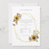 イスラム結婚式招待状 招待状 (裏面)