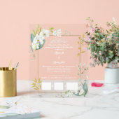 イスラム結婚教徒の証明書、アクリル契約 アクリルサイン (ウェディング)