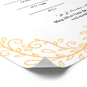 イスラム結婚証明書 ポスター (角)