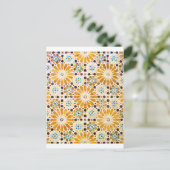 イスラム美術パターン13 ポストカード (スタンド正面)