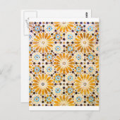 イスラム美術パターン13 ポストカード (正面/裏面)