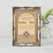 イスラム美術 ニカ イスラム教 結婚式招待状 招待状 (スタンド正面)