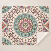 イスラム美術:ヴィンテージ装飾シームレス シェルパブランケット (正面(横))