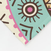 イスラム美術：ヴィンテージ装飾シームレス フリースブランケット (角)