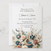 イスラム花の優雅さ 招待状 (正面)