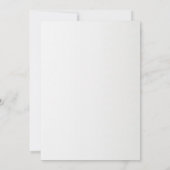 イスラム花の優雅さ 招待状 (裏面)