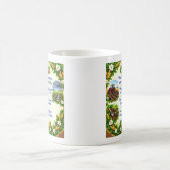 イスラム詩 農家と収穫の花輪 コーヒーマグカップ (中央)